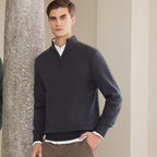 Men's Cotton Blend Cardigan: Cozy & Classic