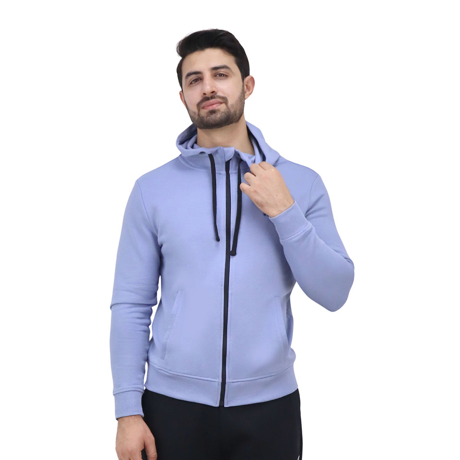 Giordano Men's Slim Fit Hoodie - Comfort & Style-Blue