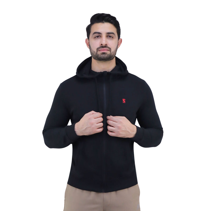 Giordano Men's Slim Fit Hoodie - Comfort & Style-Black