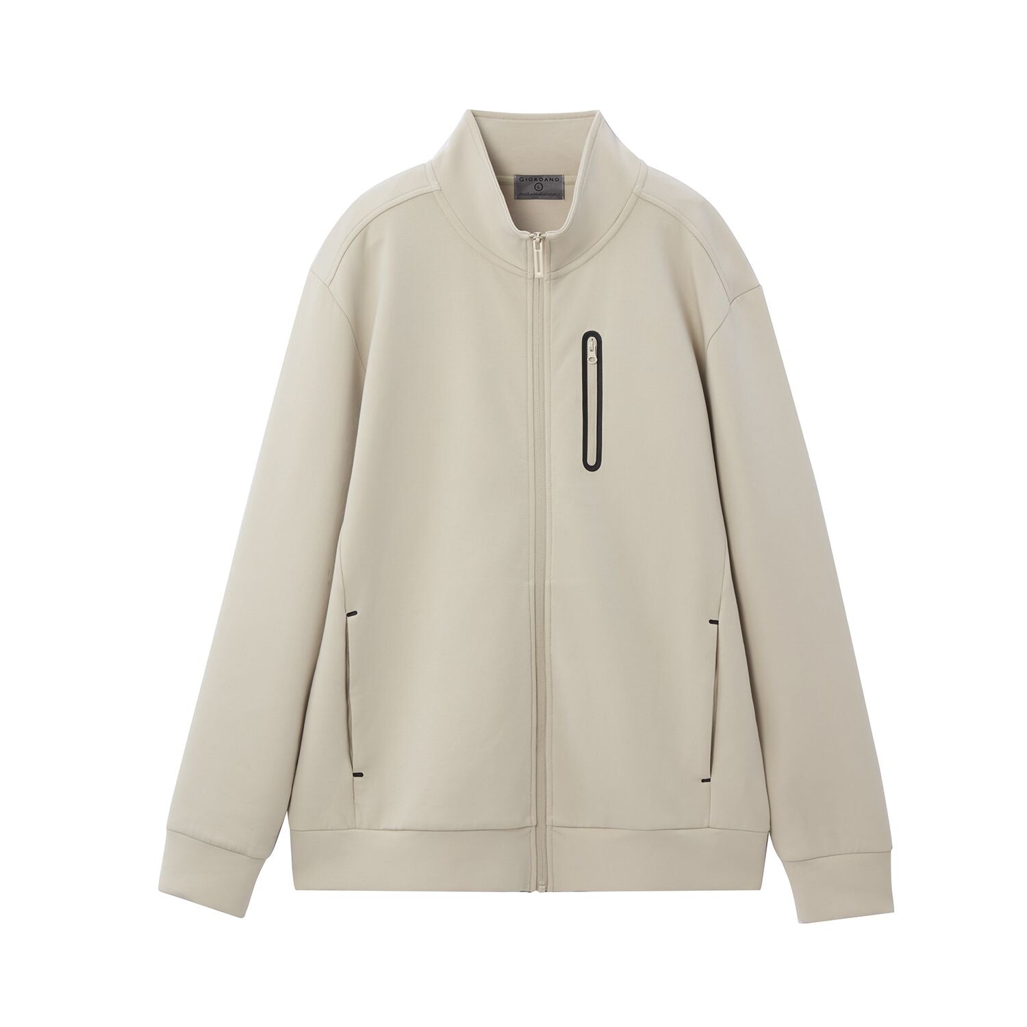 Men’S Interlock Slim Fit Full-Zip Knit Jacket