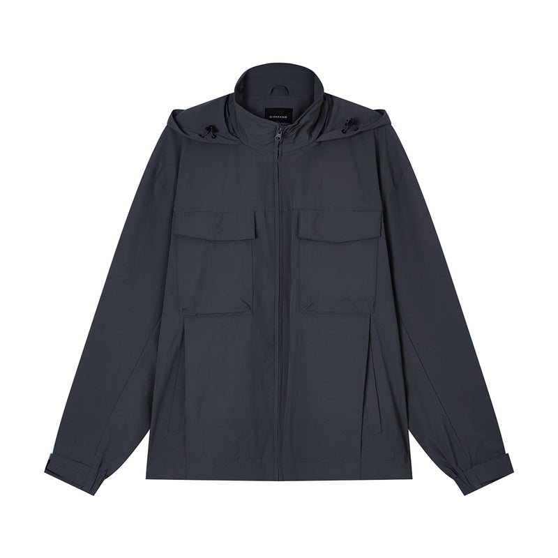 Men's Lightweight Water-Repellent Full-Zip Windbreaker Jacket