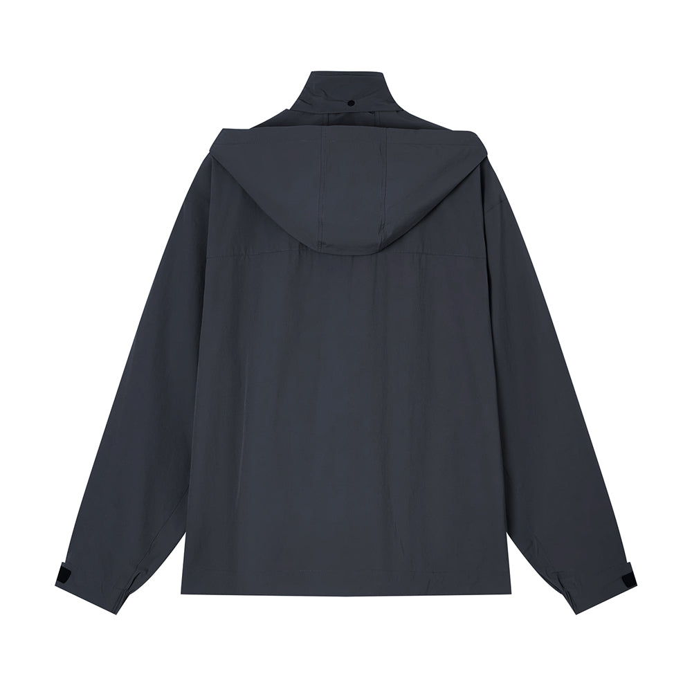 Men's Lightweight Water-Repellent Full-Zip Windbreaker Jacket