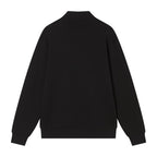Men Slim Double Knit Full Zip Jacket