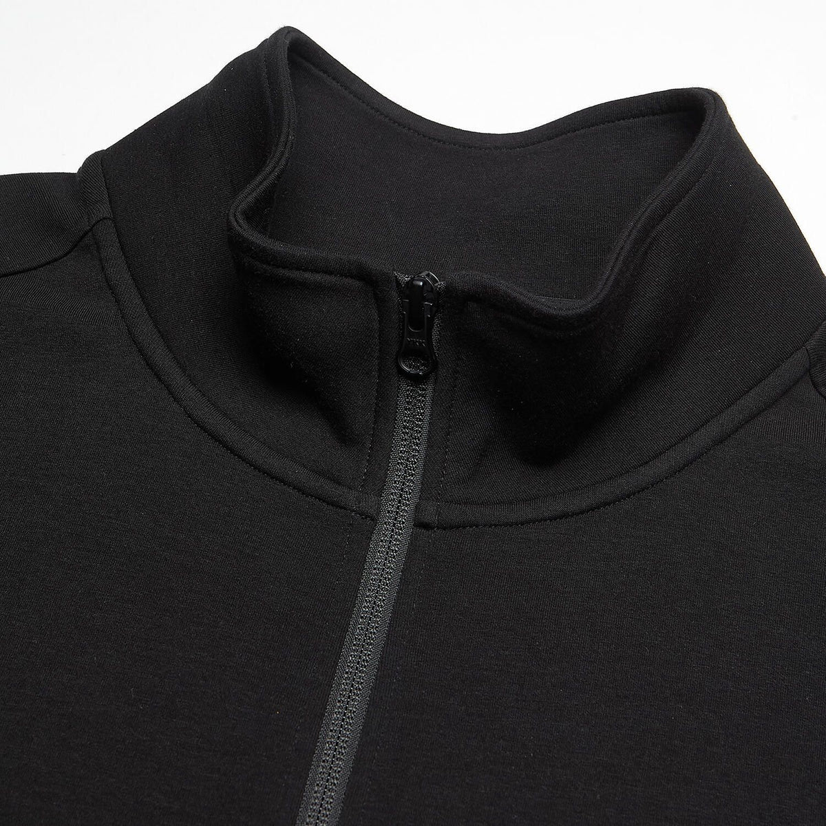 Men Slim Double Knit Full Zip Jacket