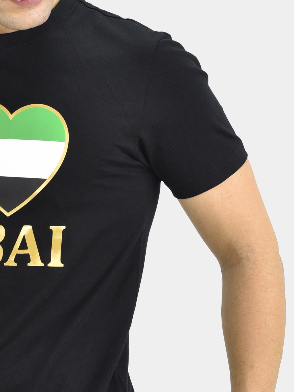 تي شيرت رجالي مطبوع عليه اليوم الوطني