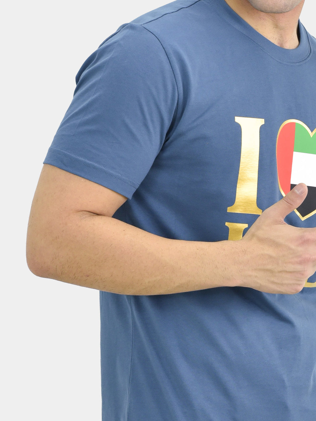 تي شيرت رجالي مطبوع عليه اليوم الوطني