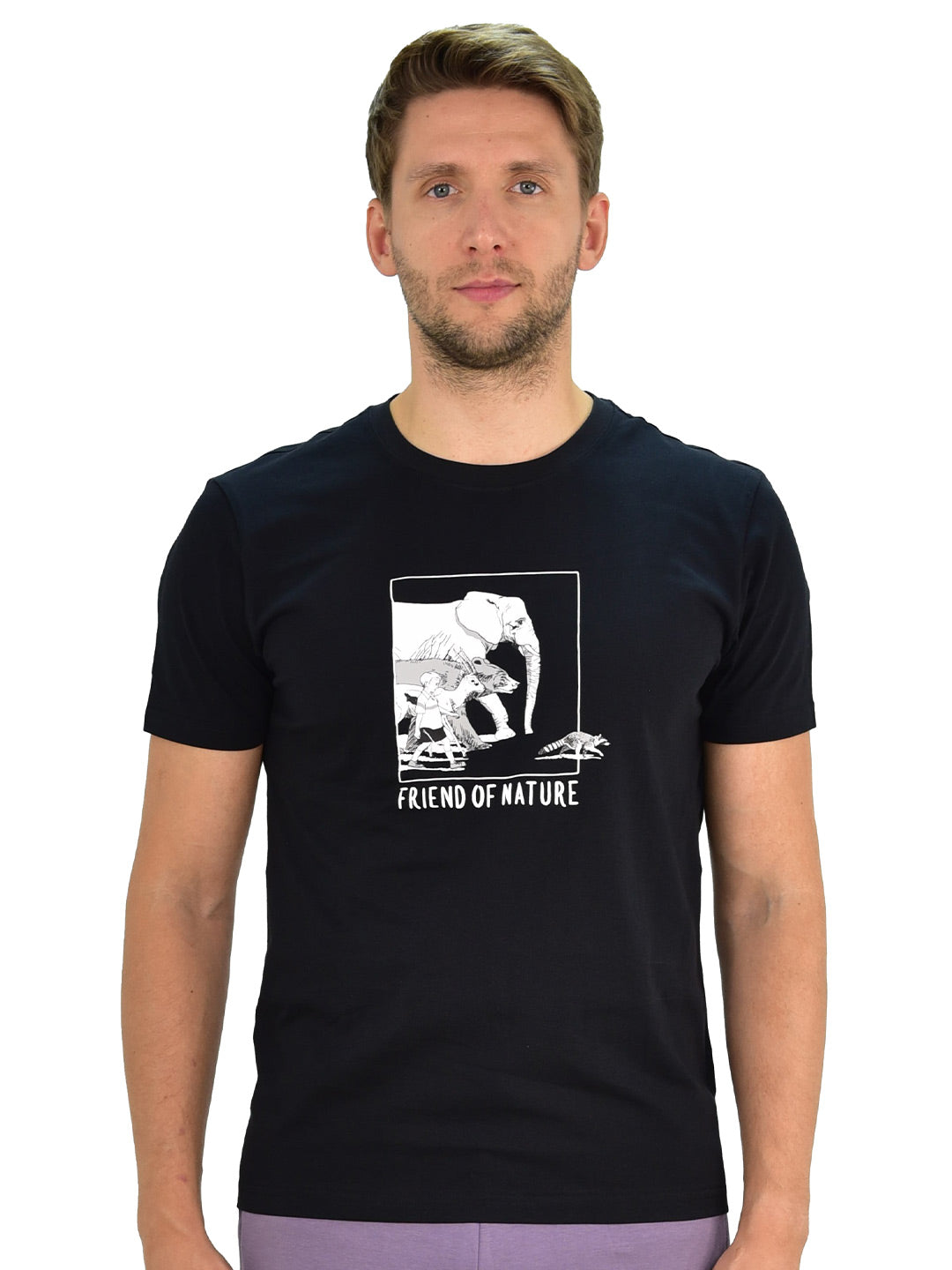 Men's Letter Print Tee