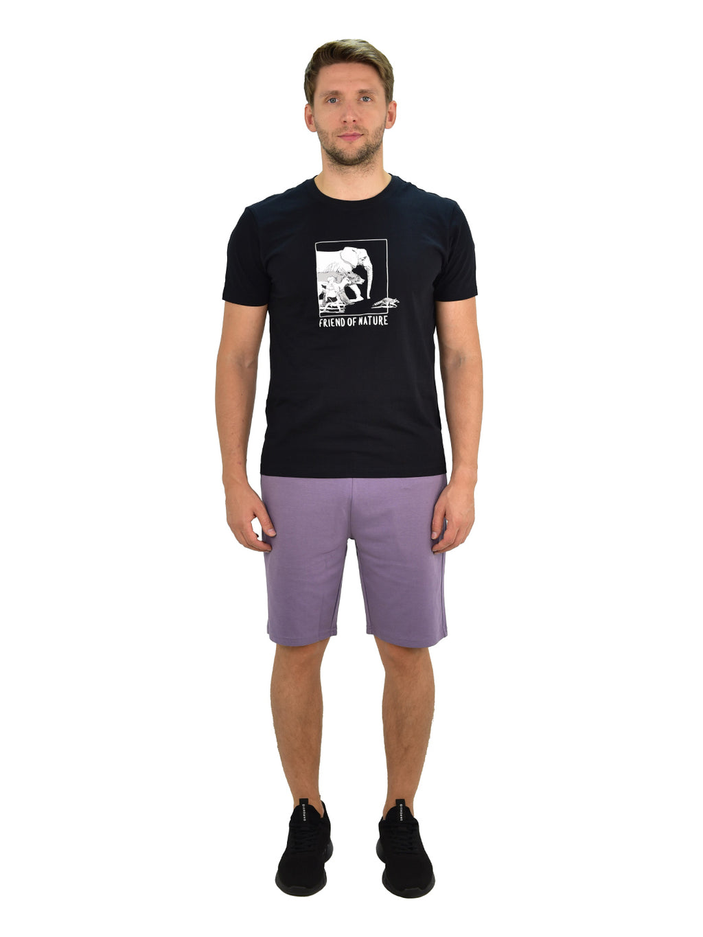 Men's Letter Print Tee