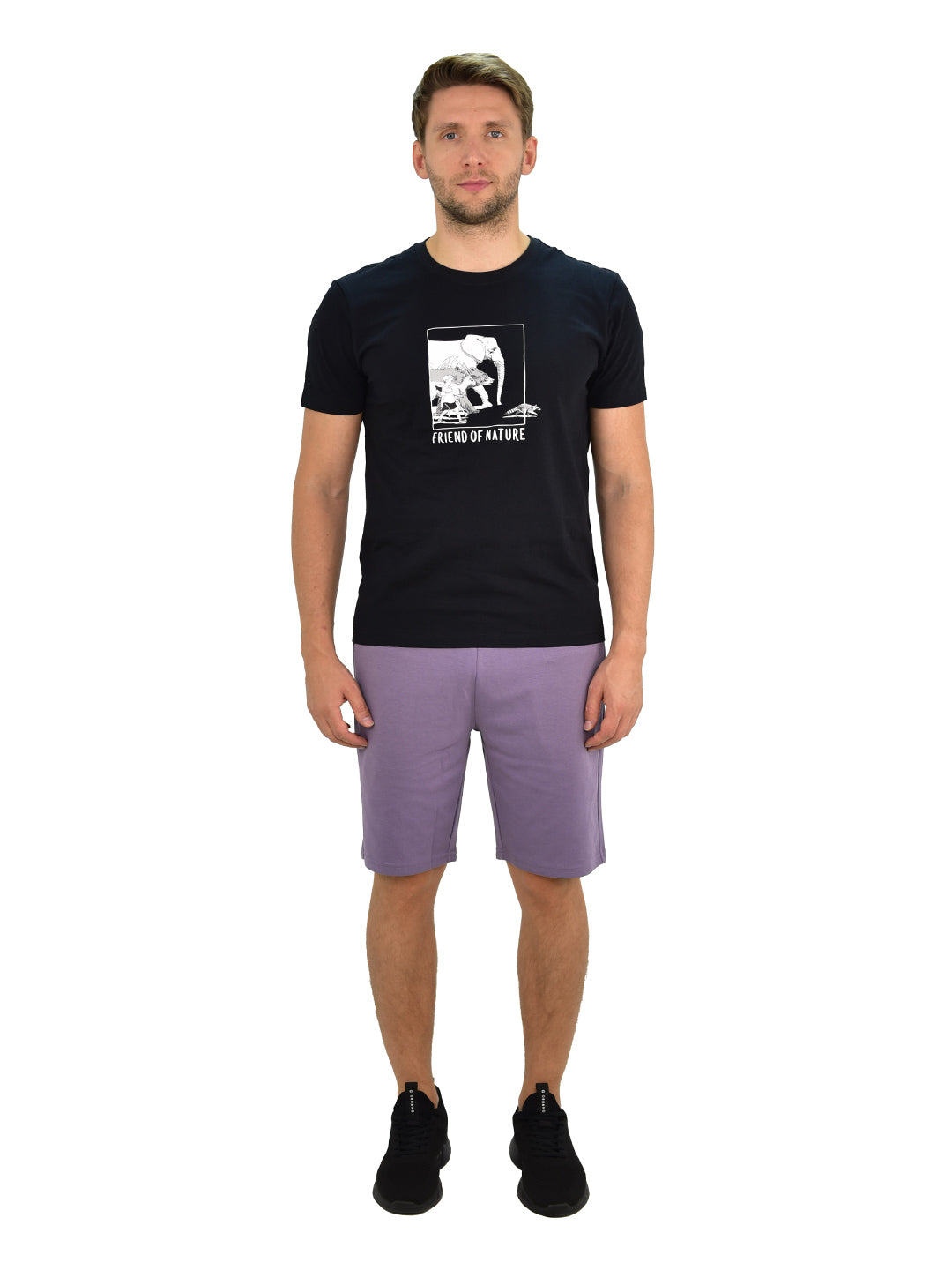 Men's Letter Print Tee