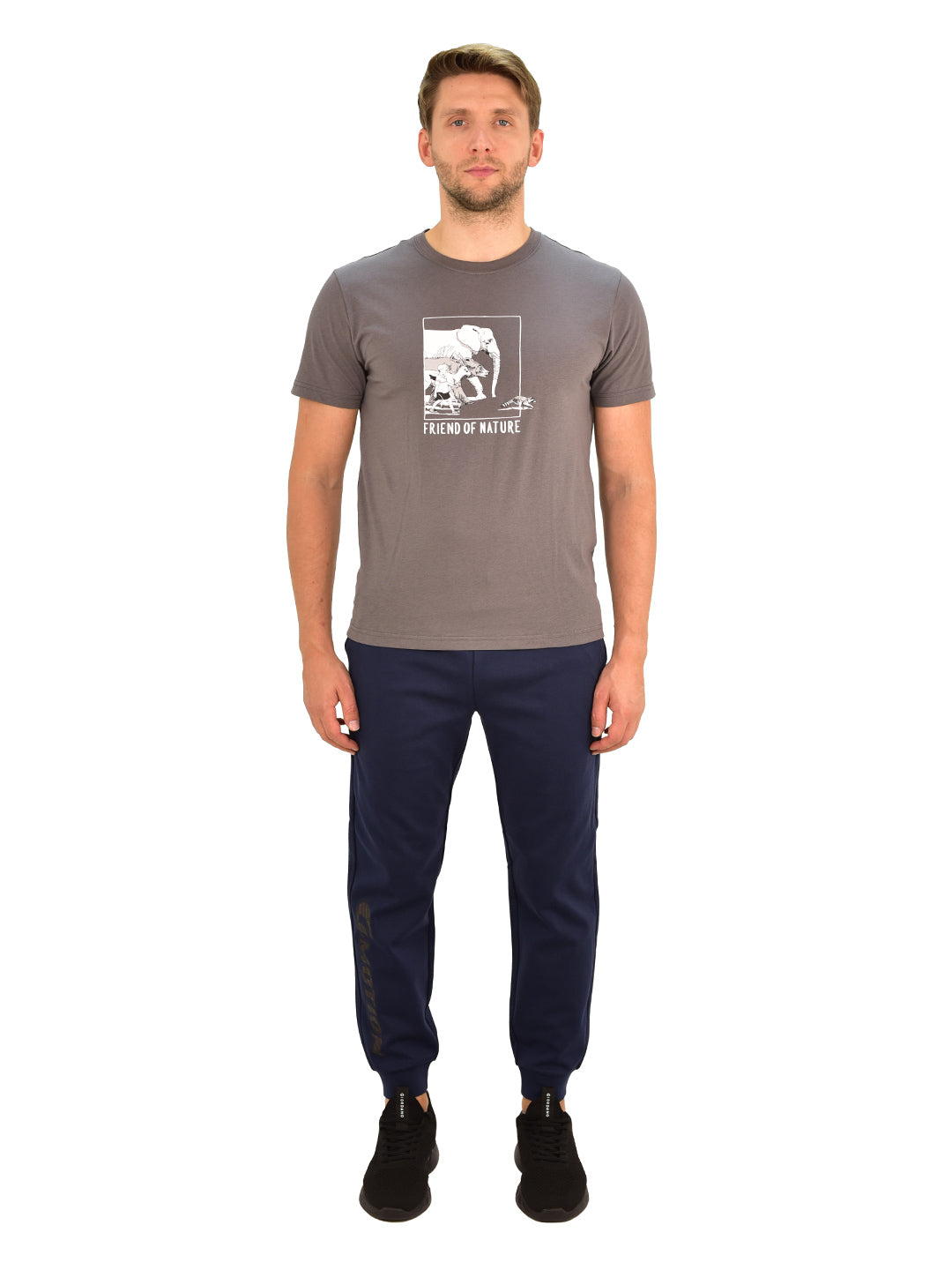 Men's Letter Print Tee