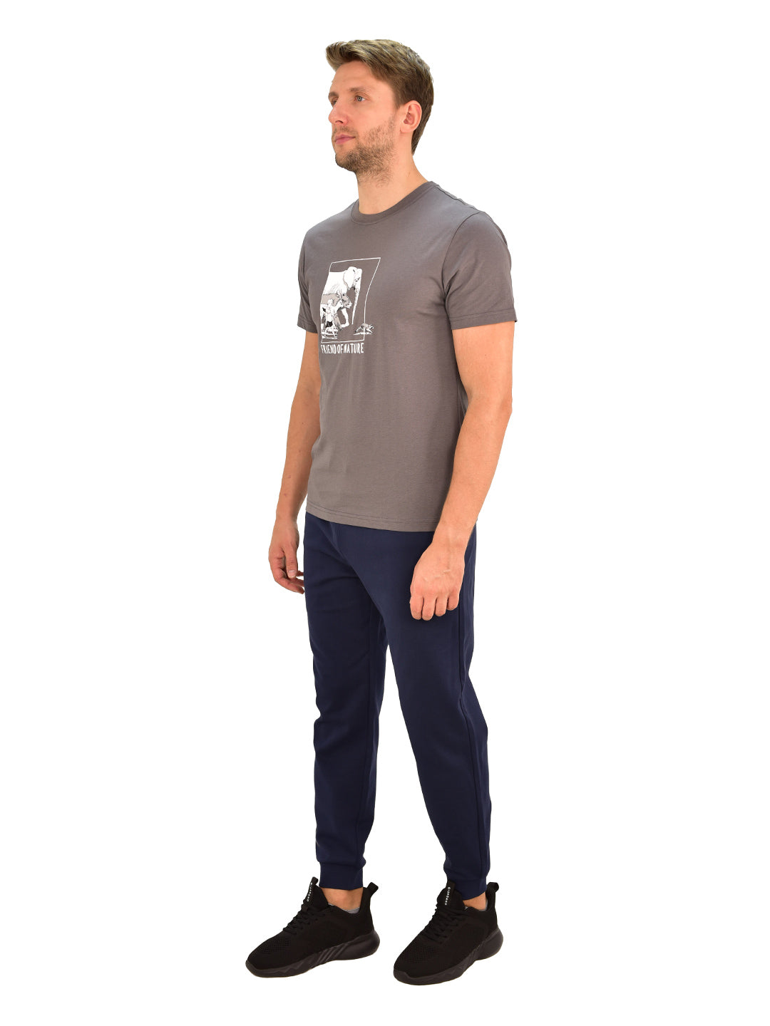 Men's Letter Print Tee
