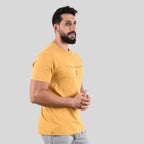 تي شيرت رجالي مطبوع بأكمام قصيرة