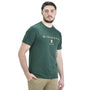 Giordano Men's Short Sleeve Print Tee-Green