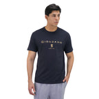Giordano Men's Short Sleeve Print Tee-Blue