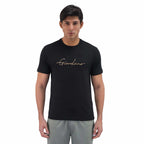 Giordano Men's print tee-Black