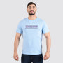Giordano Men's Signature Print Tee-Blue