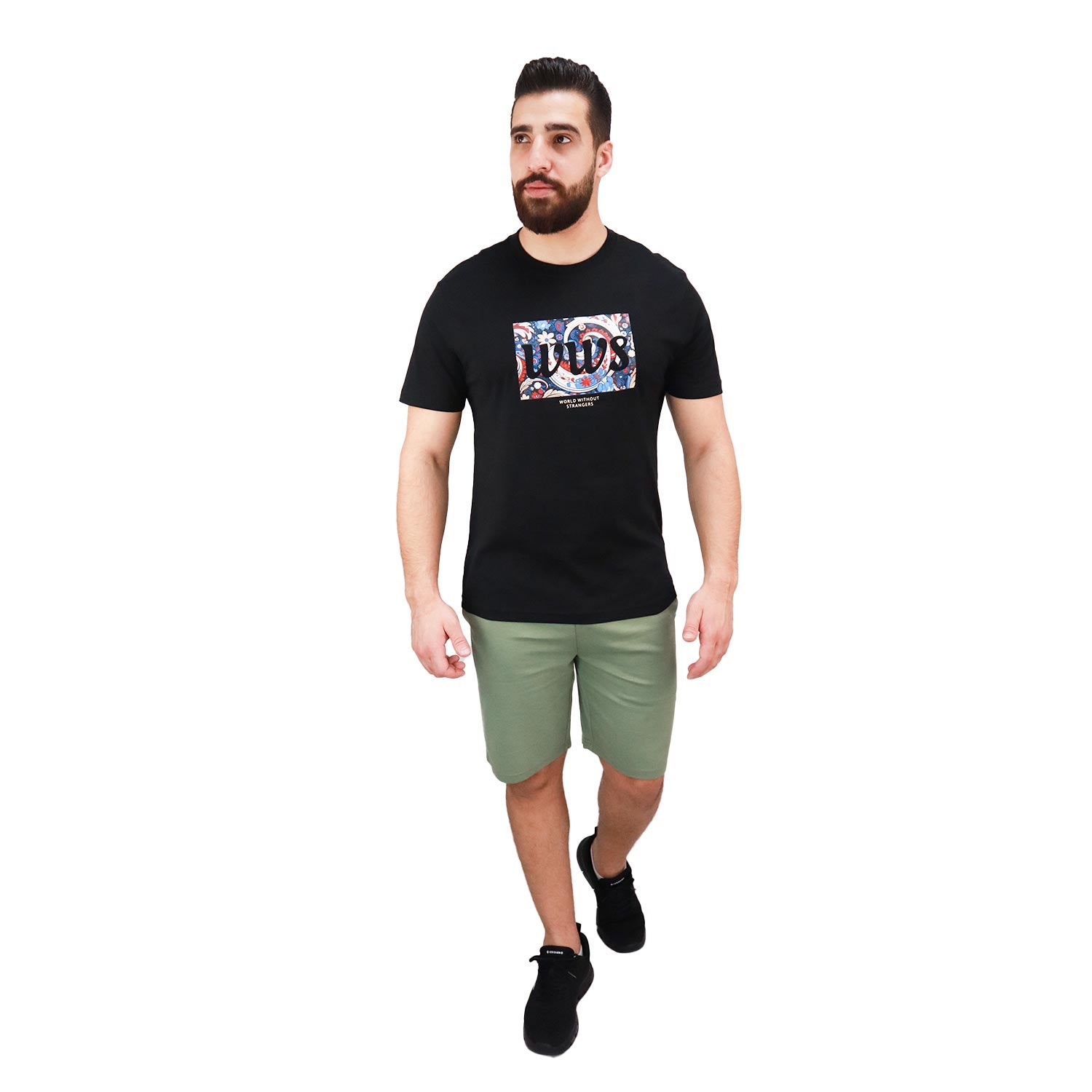 Men's Wws Theme Print Tee's