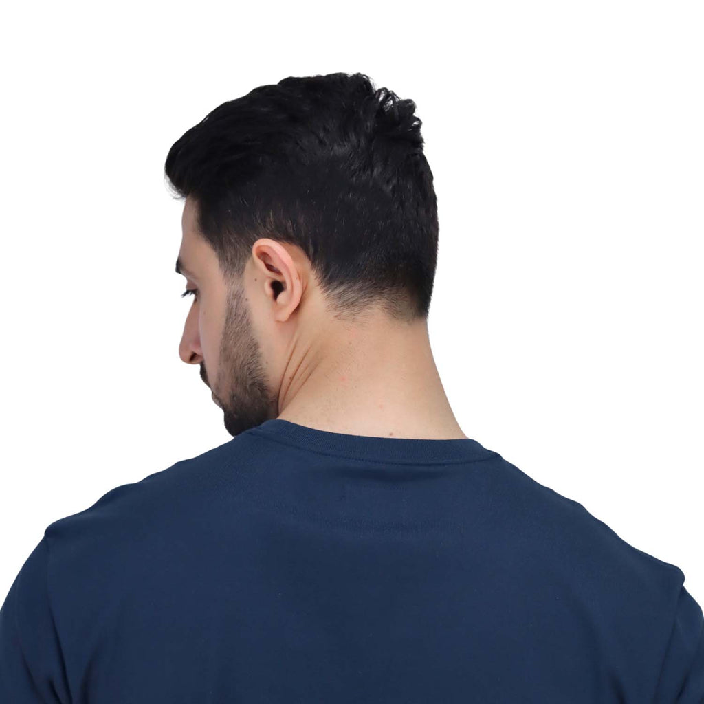 Men's Crew Neck Short Sleeve Relaxed Fit Classic Logo Print Tee