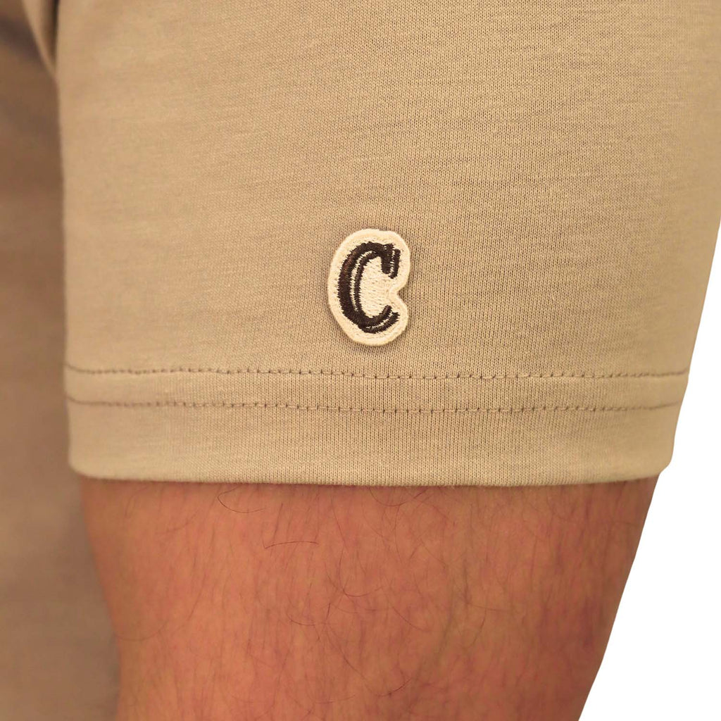 Men's Crew Neck Short Sleeve Relaxed Fit Classic Logo Print Tee