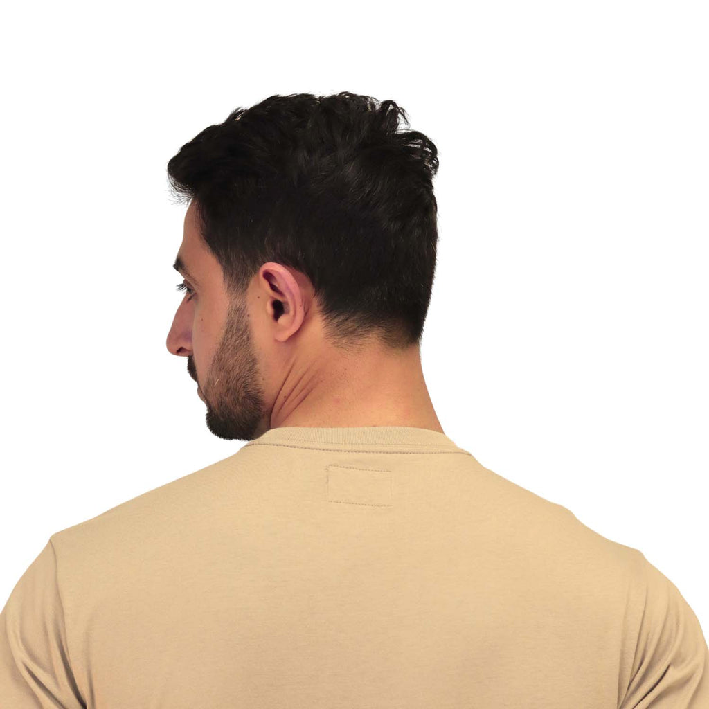 Men's Crew Neck Short Sleeve Relaxed Fit Classic Logo Print Tee
