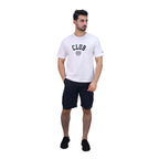 Men's Crew Neck Short Sleeve Relaxed Fit Classic Logo Print Tee