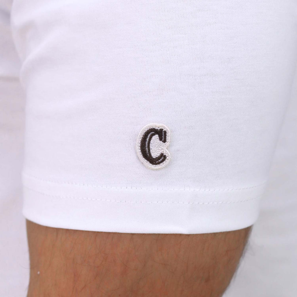 Men's Crew Neck Short Sleeve Relaxed Fit Classic Logo Print Tee