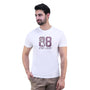 Giordano Men's Cotton Jersey Print Tee (Ai Tee)-White