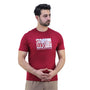 Giordano Men's Cotton Jersey Print Tee (Ai Tee)-Red