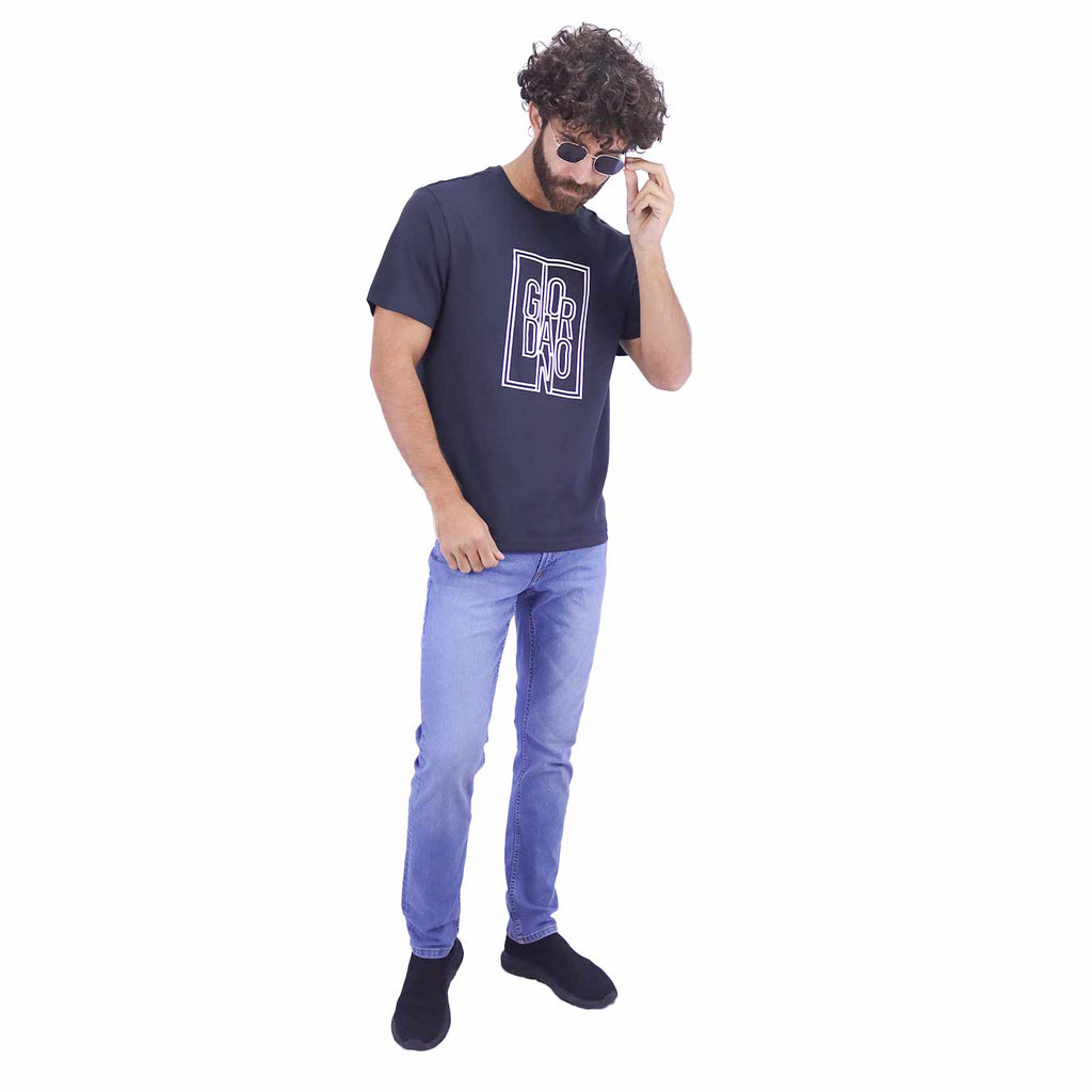 تي شيرت رجالي مطبوع عليه توقيع Me