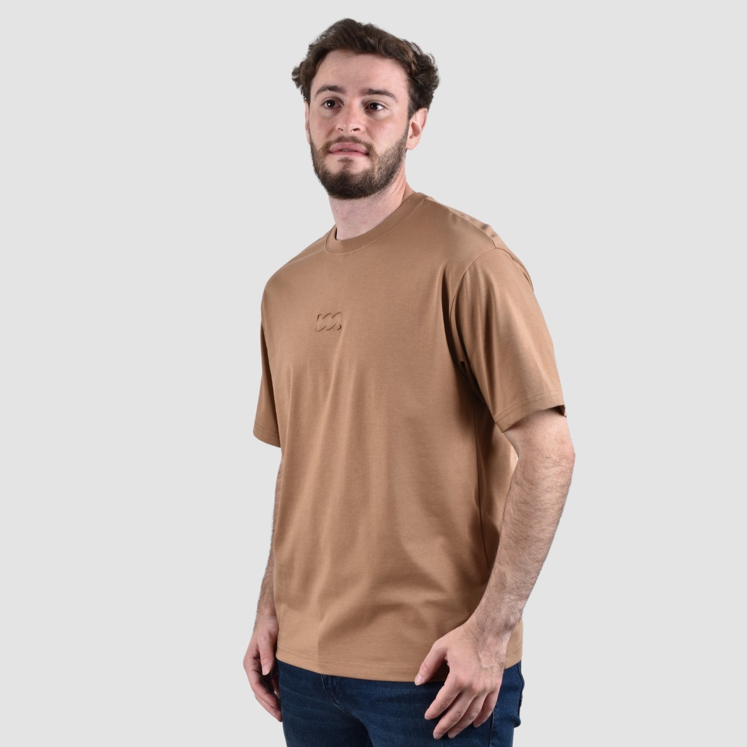 Men's Crew Neck Short Sleeve Wander Wonder Collection Relaxed Fit Print Tee