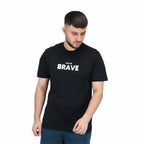 Men's Cotton Jersey Crew Neck Slim Fit Message Print Tee