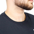 Men's Cotton Jersey Crew Neck Slim Fit Message Print Tee