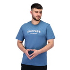 Men's Cotton Jersey Crew Neck Slim Fit Message Print Tee
