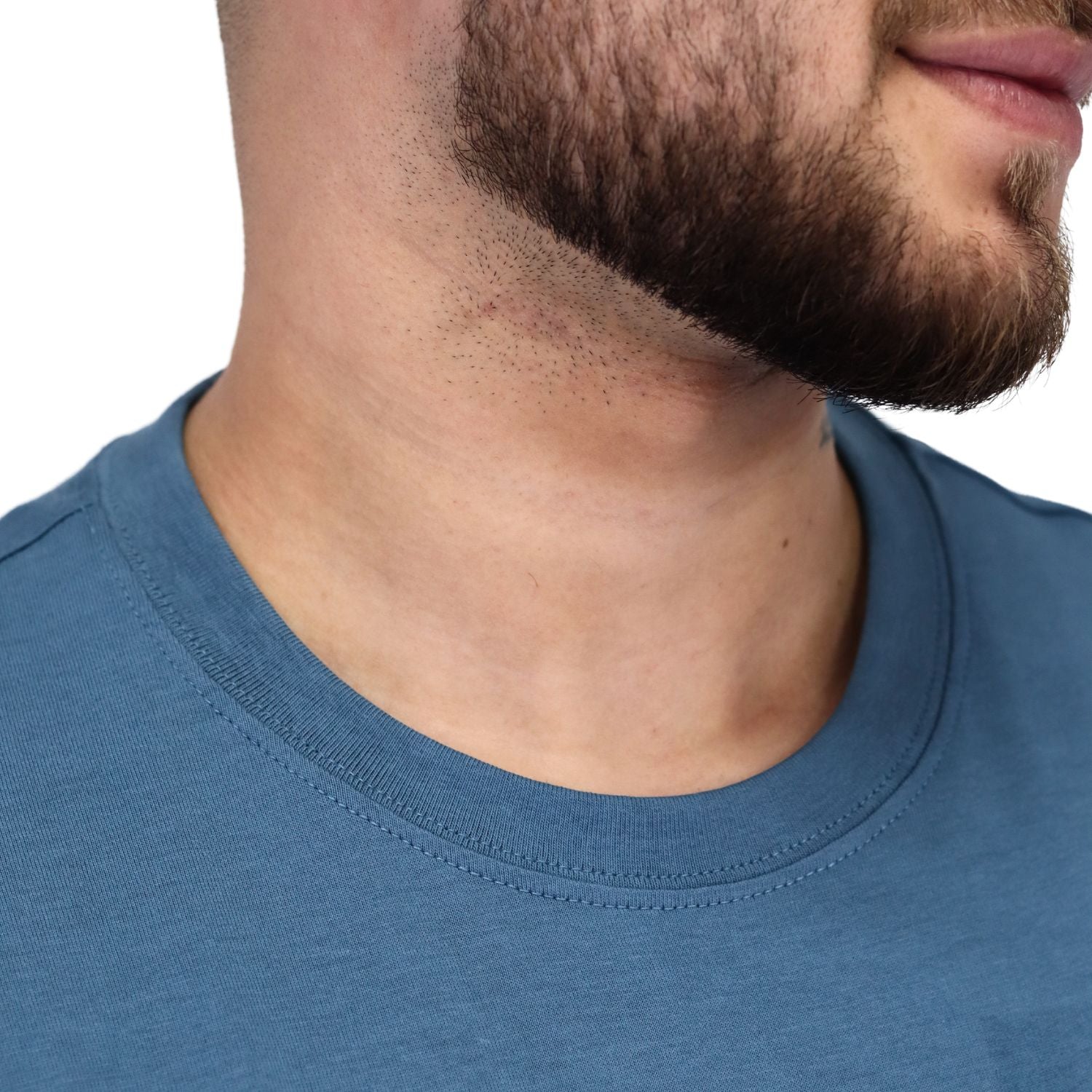 Men's Cotton Jersey Crew Neck Slim Fit Message Print Tee