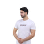 Men's Cotton Jersey Crew Neck Slim Fit Message Print Tee