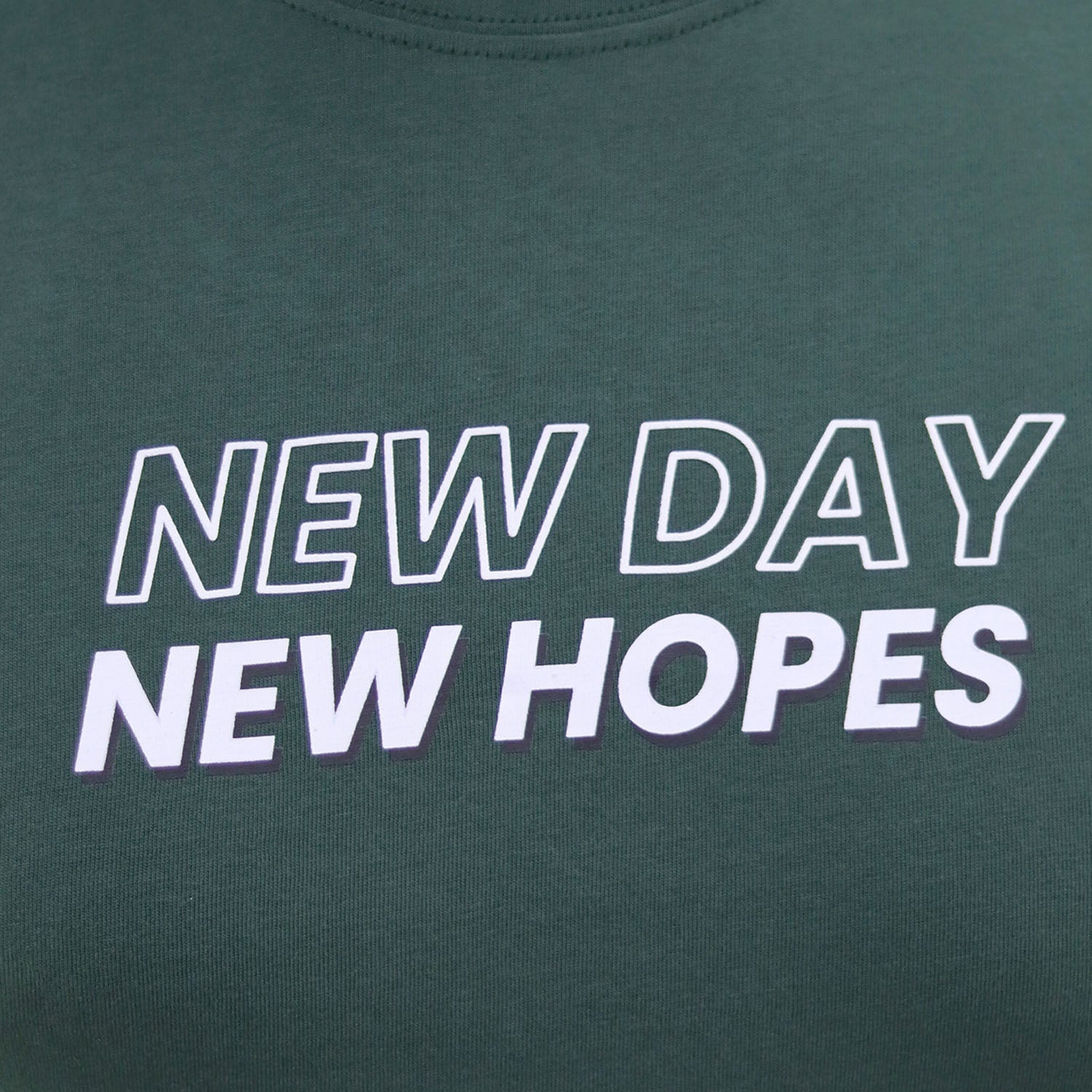 Men's Cotton Jersey Crew Neck Slim Fit Message Print Tee