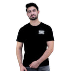 Men's Cotton Jersey Crew Neck Slim Fit Message Print Tee