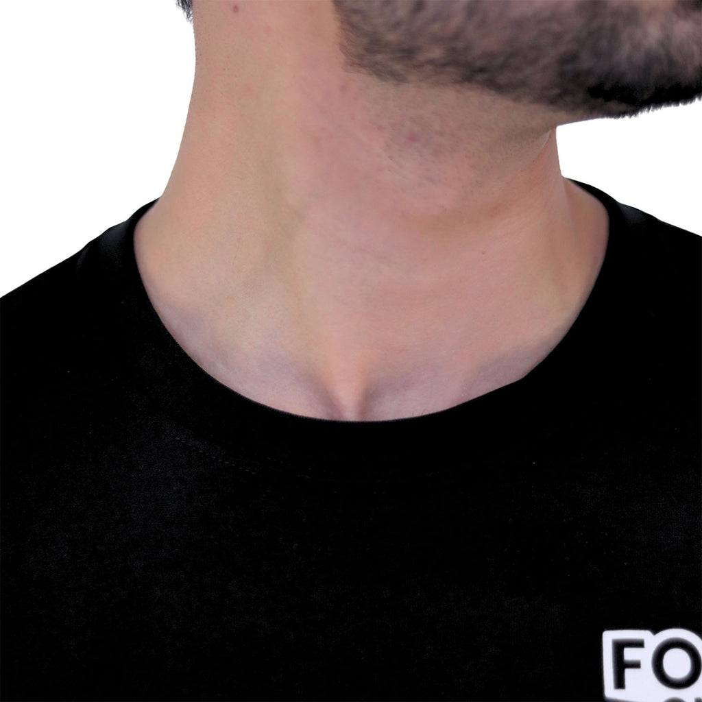 Men's Cotton Jersey Crew Neck Slim Fit Message Print Tee