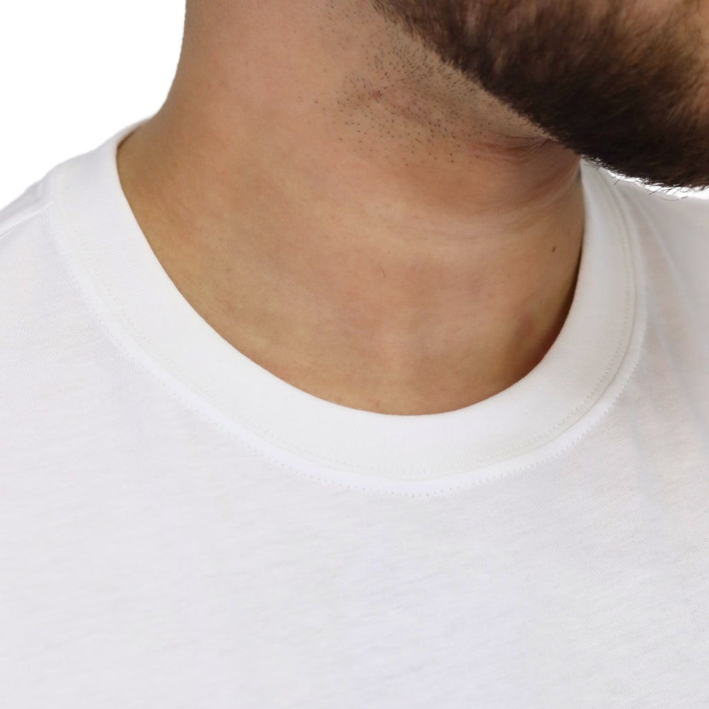 Men's Cotton Jersey Crew Neck Slim Fit Message Print Tee
