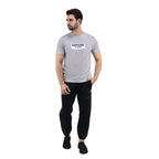 Men's Cotton Jersey Crew Neck Slim Fit Message Print Tee