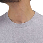 Men's Cotton Jersey Crew Neck Slim Fit Message Print Tee