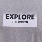 Men's Cotton Jersey Crew Neck Slim Fit Message Print Tee
