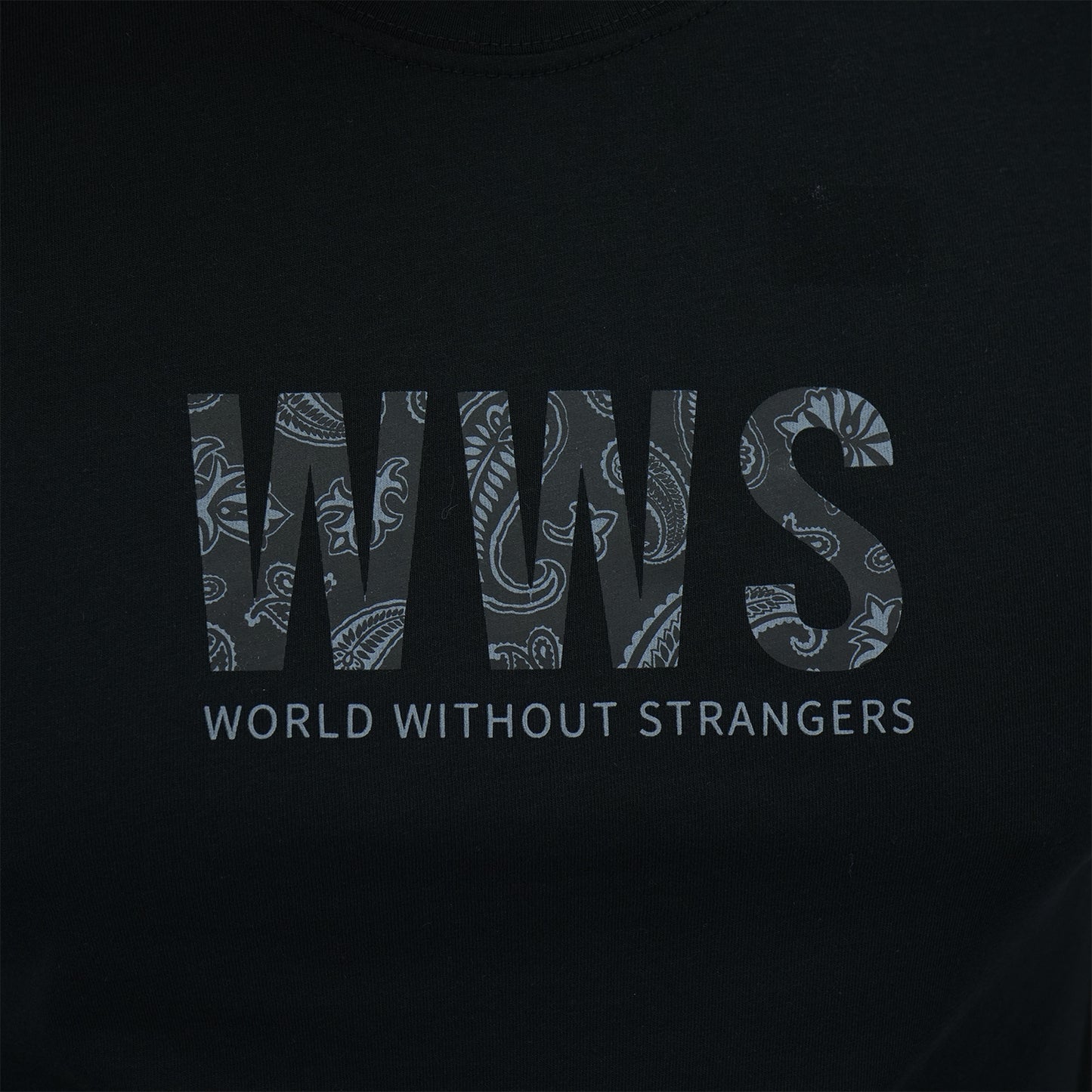 Men's Cotton Jersey Crewneck Short Sleeve Slim Fit Wws Print Tee