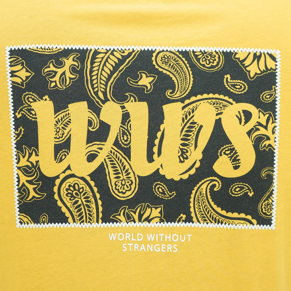 Men's Cotton Jersey Crewneck Short Sleeve Slim Fit Wws Print Tee