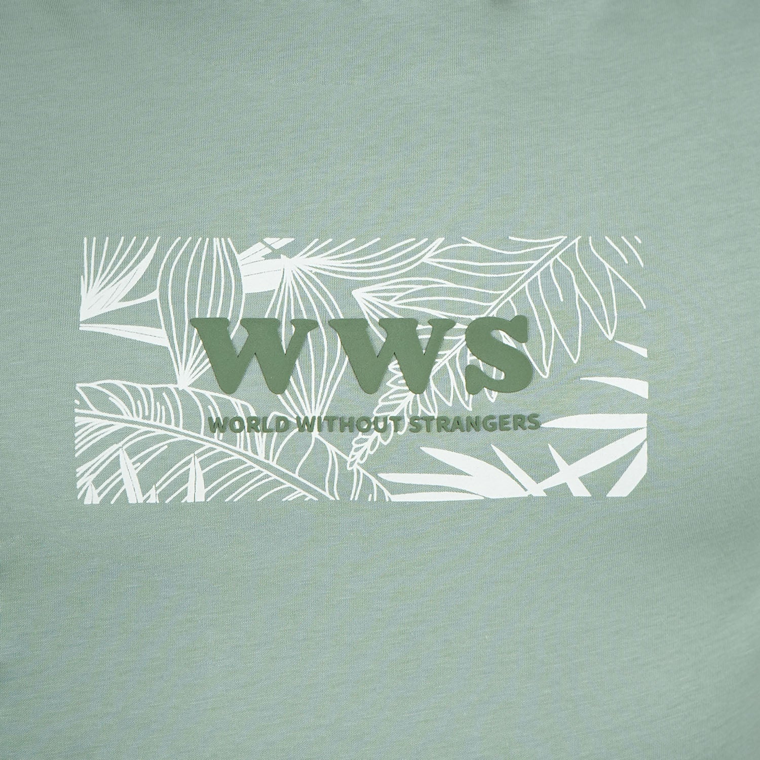 Men's Cotton Jersey Crewneck Short Sleeve Slim Fit Wws Print Tee