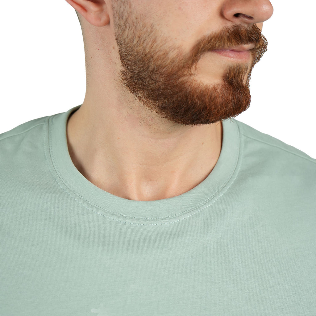 Men's Cotton Jersey Crewneck Short Sleeve Slim Fit Wws Print Tee