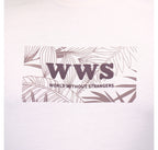 Men's Cotton Jersey Crewneck Short Sleeve Slim Fit Wws Print Tee