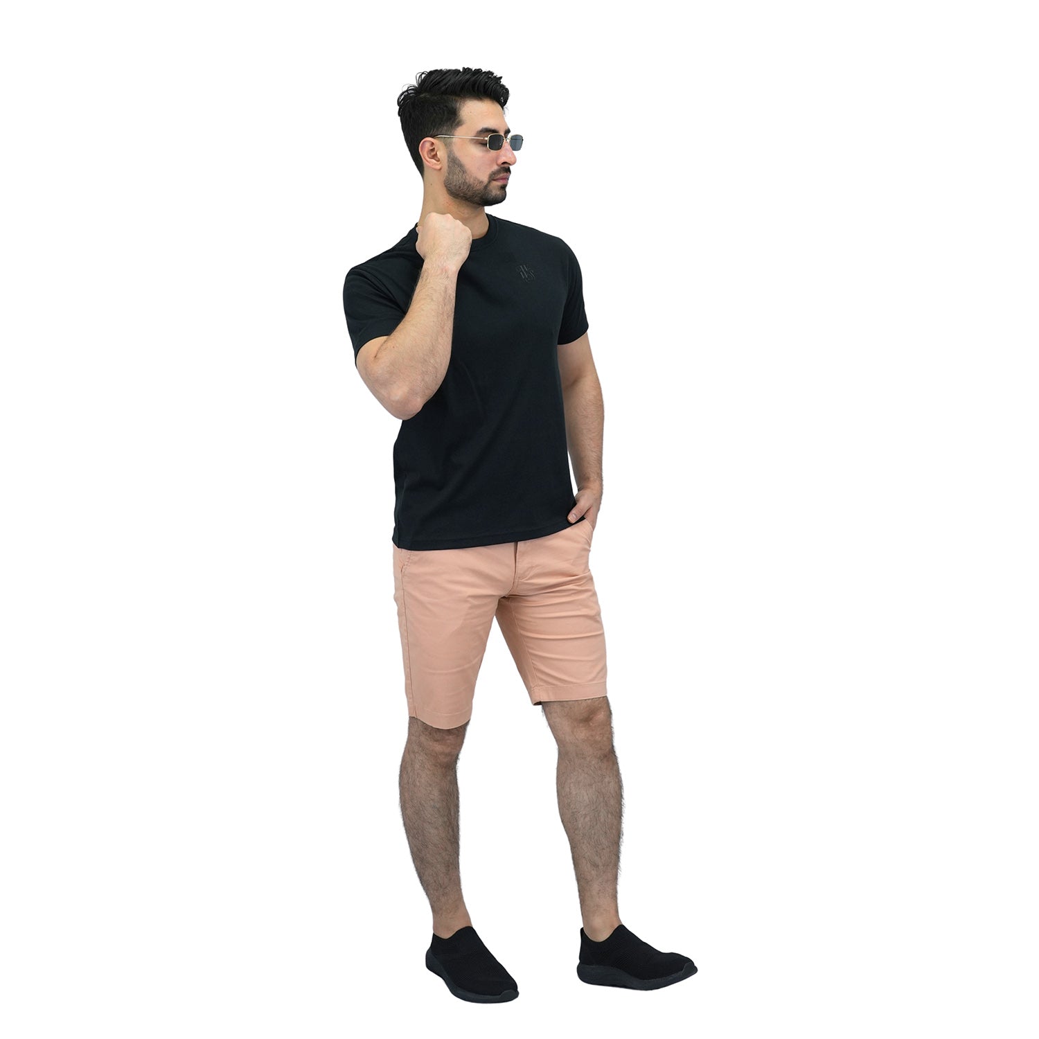 Men's Cotton Jersey Crewneck Short Sleeve Slim Fit Wws Print Tee
