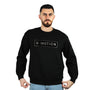 Giordano Men's Cotton Blend G-Motion Print Crew Neck Sweatshirt-Black