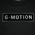 سويت شيرت رجالي من مزيج القطن بطبعة G-Motion ورقبة دائرية